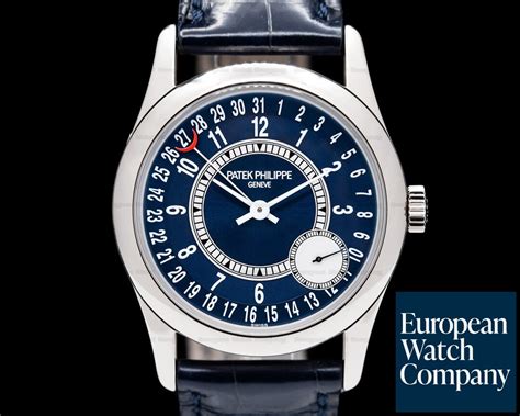 6000 g-012 patek philippe|Patek Philippe Calatrava Automatic Blue Dial 18kt White Gold.